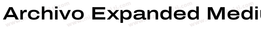 Archivo Expanded Medium字体转换